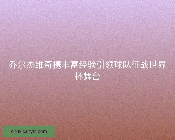 乔尔杰维奇携丰富经验引领球队征战世界杯舞台 乔尔杰维奇携丰富经验引领球队征战世界杯舞台